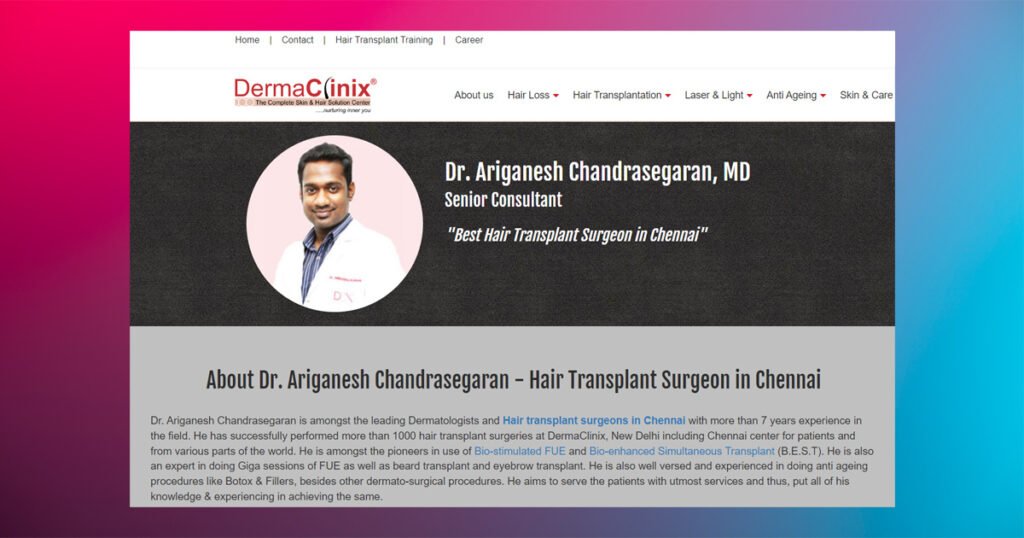 Top 10 Dermatologist in Chennai